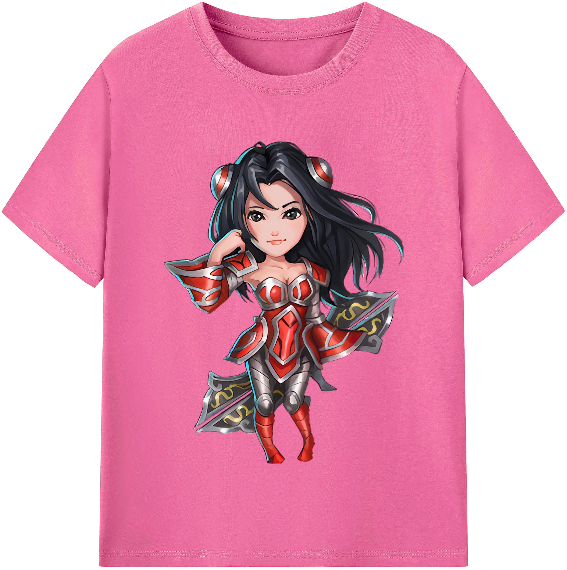 （画像用） リーグ・オブ・レジェンド League of Legends LOL レディースカジュアルプリントTシャツ（綿100％）